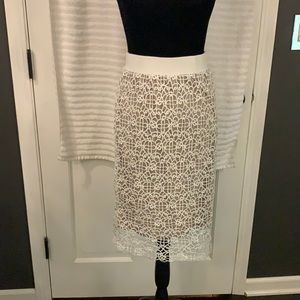 Focus 2000 crocheted pencil skirt.
